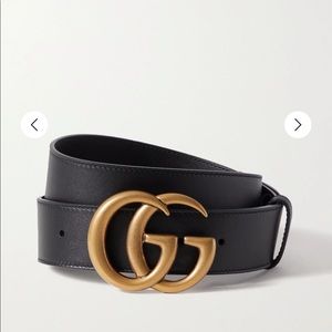 Gucci belt - black/gold - Size 75